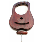 10 Strings Lyre harp Natural Chain Style - Image 3