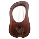 10 Strings Lyre harp Natural Chain Style
