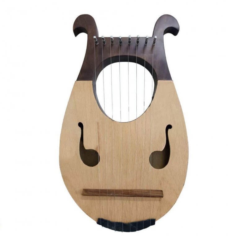 Irish Lyre Harp 8 Strings Rosewood