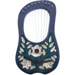Golden Leave Lyre Harp 10 Strings