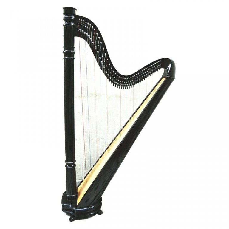 34 strings lever harp