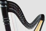 34 Strings Lever Harp Black - Image 2