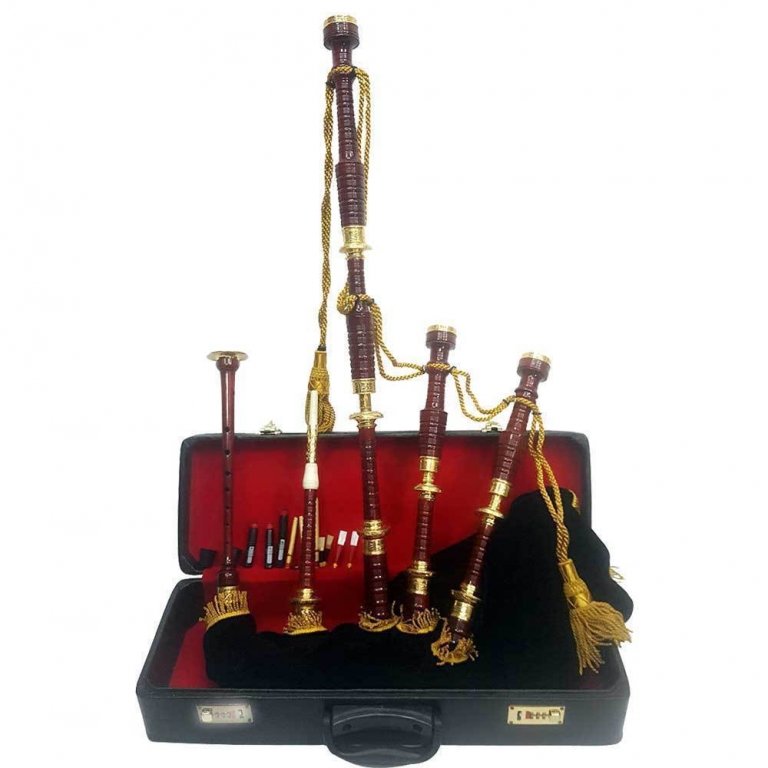 Black Velvet Tartan Scottish Bagpipe