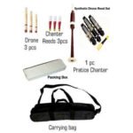 Irish Tartan Scottish Bagpipe Black Finish - Image 2