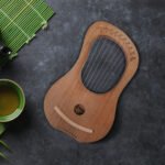 Lyre Harp 10 Metal String Mahogany - Image 6