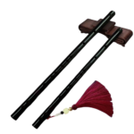 1 Pc Professional Bamboo Flute C Key Children Beginners Black D Key Chinese Traditional Transverse Flute Musical Instruments