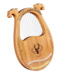 16 21 24 Strings Lyre Harp Mahogany Wood Harp Piano Stringed Musical Instrument With Tuning Wrench Spare Strings