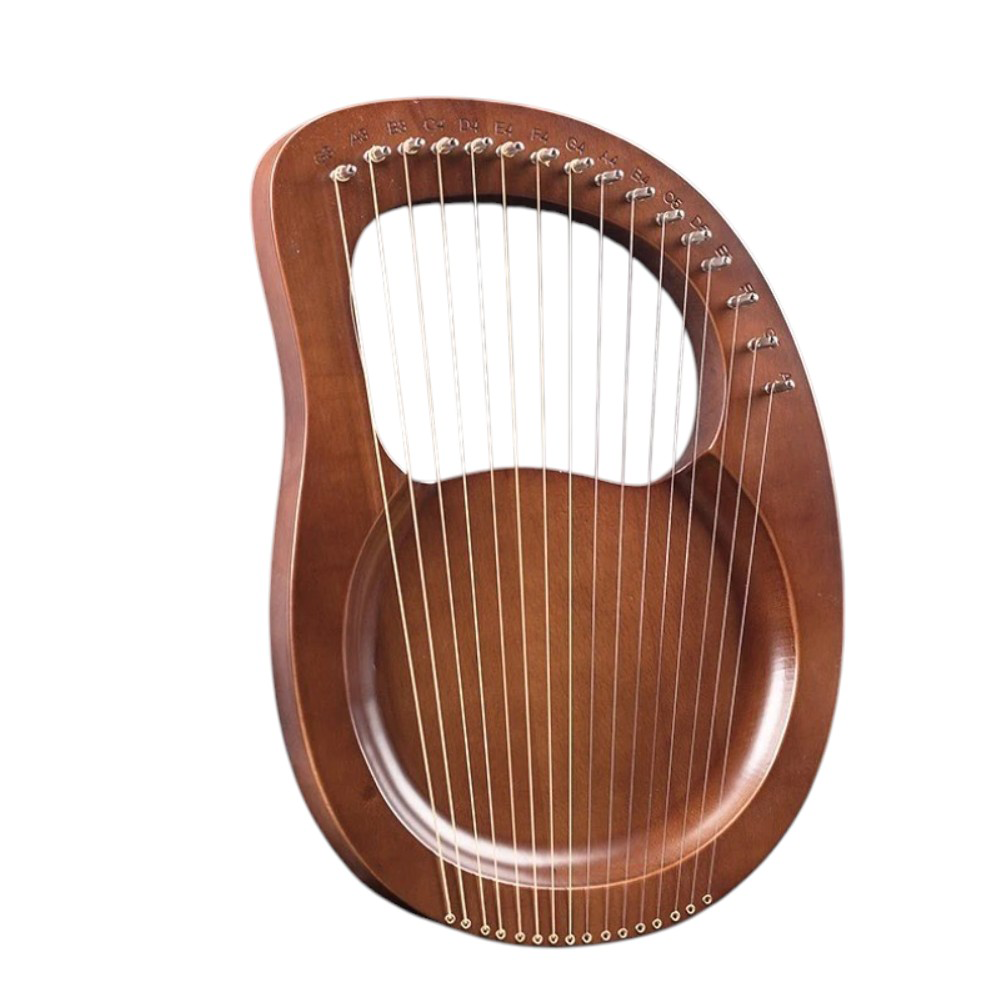 1619 String Small Harp Adult Beginners Lyre Harps Portable Wooden Harp Professional Play Musical Stringed Instrument 16/19-String Portable Lyre Harp – Wooden Small Instrument for Beginners & Adults - Image 1