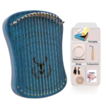 17 Strings Lyre Harp Harpika Held Piano Children Early Educational Finger Playing Keyboard With Replacement Strings