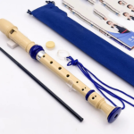 Easy Adjustable Soprano Recorder Food Grade ABS Baroque Fingering Eight Hole Clarinet Non-toxic Natural Vertical Flute