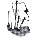 English Scottish bagpipes, highland bagpipes, rosewood can be used for performance