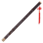 Flute Professional Black Bamboo Flute Traditional Handmade Chinese Musical Instrument Woodwind for Professional Play Beginner