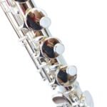 High End Student Level 16 Holes Closed Hole Design Flute Transverse Silver Plated C Tone Metal Flute For Beginner Training