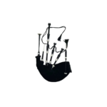 Highland bagpipes mahogany Scottish bagpipes with tote bag musical instrument