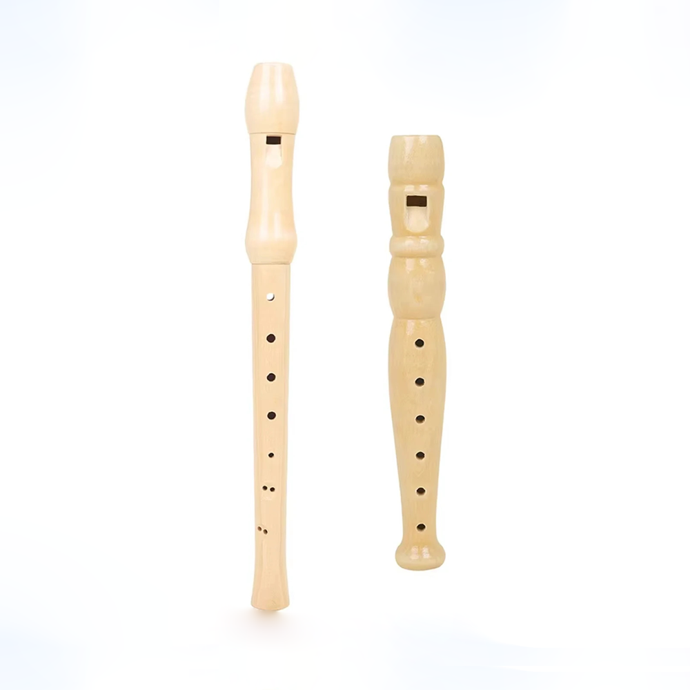 IRIN 6/8 Hole Wooden Recorder – Orff Beginner Musical Instrument - Image 1