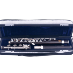 MORESKY 17 Holes Ebony flute Open Hole Silver Plated E key Grenadilla Wood Professional Flute MFL-201