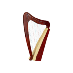 Mahogany Lyre Harp Children Beginners Professional Harps Adults Practice Large Harps Traditional Stringed Musical Instruments