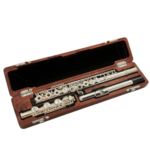 Pearl flute 665 professional silver plated C key 17 holes with music box