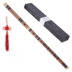 Pluggable Bitter Bamboo Flute Dizi Traditional Handmade Chinese Musical Woodwind Instrument Key C/D/G Professional Performance