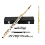 SLADE 16 Closed Holes Flute C Key Flute Concert Performance Flute Professional Woodwind Instruments Transverse Flute With E key