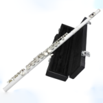 SLADE 16 Holes C Tone Flute With E Key White Woodwind Instrument Closed Key Cupronickel Tube Flute With Box Music Accessories