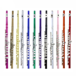 SLADE 16 Holes Flute In C Nickel-plated White Brass Body Flute With Holster Professional Woodwind Instrument For Music Lovers