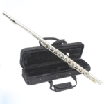 SLADE Flute 16 Closed Holes C Key Professional Transverse Flute Concert Musical Instrument with Box Cleaning Cloth Stick Gloves