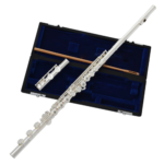 2026 Silver-Plated C# Key Trill Flute with D# Roller, Offset, and Double Foot Joints - Image 2