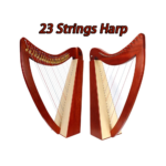 23 Strings Harp Wood Half Tone System Harps Professional Adult Performance Harp Half Tone Board Key Design Stringed Instruments