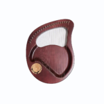 24-String Mahogany Lyre Harp – Portable Instrument