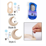 7 String DIY Set Portable Soft Sound Lyres Wood String Instrument for Hands on Skills Concentration Cooperation Stage Education - Image 2