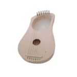 7 Strings Lyre Harp DIY Kit Solid Basswood String Musical Instrument Handwork Painting Assembly for Amateur Beginner QW - Image 2