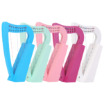 8 Strings Lyre Harp Solid Wood Mini Harp with Tuning Wrench Musical Instrument for Adult Kids Beginner - Image 2