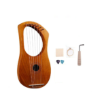 Classy-7 String Lyre Harp Wood String Instrument With Carry Bag Extra String Set And Accessaries Style - Image 2