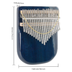 EASTROCK 21-Key Sapele Kalimba Thumb Piano - Image 2