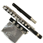 Excellent Ebony Flute C key 17 Open Hole Low B/wooden Flute Profession Band - Image 2