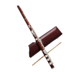 Grenadilla Rose Wooden Flute 17 Open Holes in Line G B Foot Prof Headjoint - Image 2