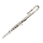 High End Student Level 16 Holes Closed Hole Design Flute Transverse Silver Plated C Tone Metal Flute For Beginner Training - Image 2