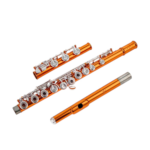 Japan Sank Flute Professional Cupronickel C Key 17 Hole Flute Silver Plated Musical Instruments With Case and Accessories - Image 2