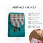 21/17-Key Kalimba Thumb Piano – Portable Finger Piano Musical Instrument (Panda Design) - Image 2