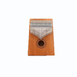 YUNDIE 17-Key Kalimba Thumb Piano – Portable Mbira Instrument with Tuning Hammer (Brown) - Image 2