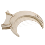 Lyre Harp Instrument Adult Basswood Musical Handheld Instruments Child For Beginners 7-String Harp Beginner Musical Instrument - Image 2