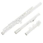 M MBAT C Key Flute 16 Closed Open Holes Professional Transverse Flute Concert Woodwind instruments with Box Cleaning Cloth Stick - Image 2