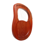 Portable Lyra Solid Wood Harp Retro Ancient Style Lyre with Tuning Wrench Handheld - Image 2