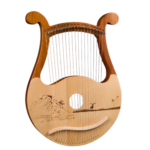 Portable Professional Harp Performance Sound Therapy19 String Lyra Harp Beginner Practice Musical Stringed Instruments - Image 2