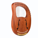 Portable Wooden Lyre Harp - 16 Metal Strings with Carry Bag & Tuning Kit, Your Gateway to Ancient Melodies - Image 2