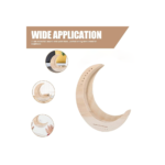 Vaguelly 7-String Moon Lyre Harp – Portable Wooden Beginner Instrument - Image 2