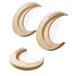 Wooden Lyre Harp Professional Children Beginners Harp Adults Traditional Pine Harps Portable Stringed Musical Instruments Gift - Image 2