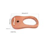 X3UA Wooden Harp 10 String Harp Portable Small Lyre Harp with Durable String & Portable Tuning Wrench Musical Instrument Gift - Image 2