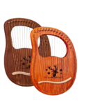 A Portable 19 Strings Harp Stringed Instrument Sound Therapy Lyre Harp 16 Strings Professional Music Instruments for Adults
